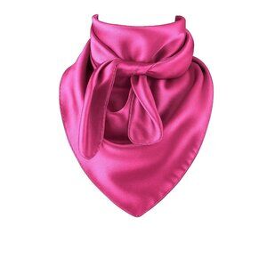 Fuchsia Wild Rag Large Scarf 23x23" Western Accessory Cowgirl or Cowboy
